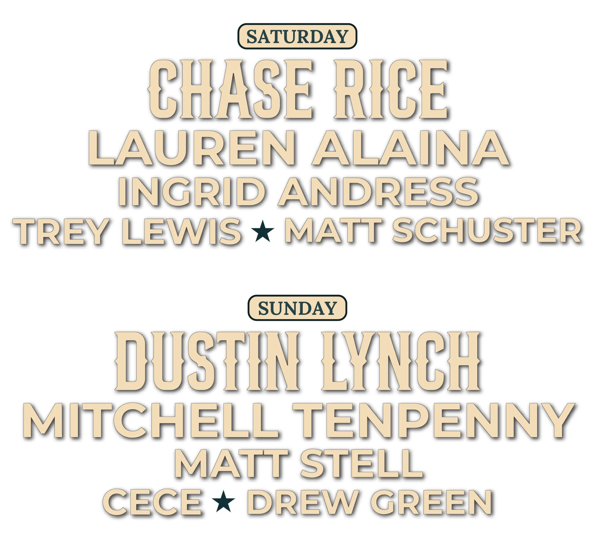 Drifters Music Festival 2026 Official Lineup